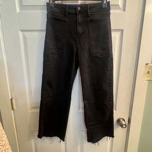 Black Wide Leg Just Black Denim The Nautical Size 30